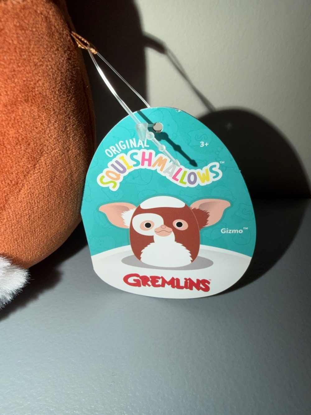 Squishmallows Gizmo Plush - Brown, White & Pink Ears - Picture 2 of 3
